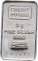 Preview: 5 Gramm Silberbarren Credit Suisse